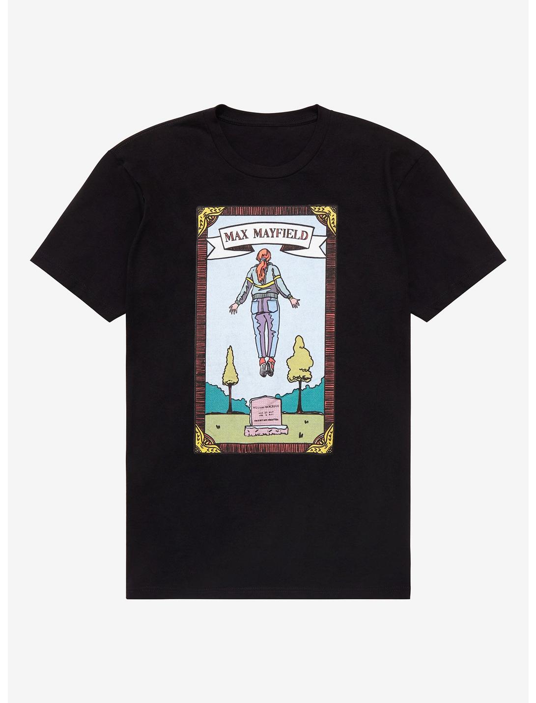 Stranger Things Max Mayfield Tarot Card Boyfriend Fit Girls T-Shirt, MULTI, hi-res