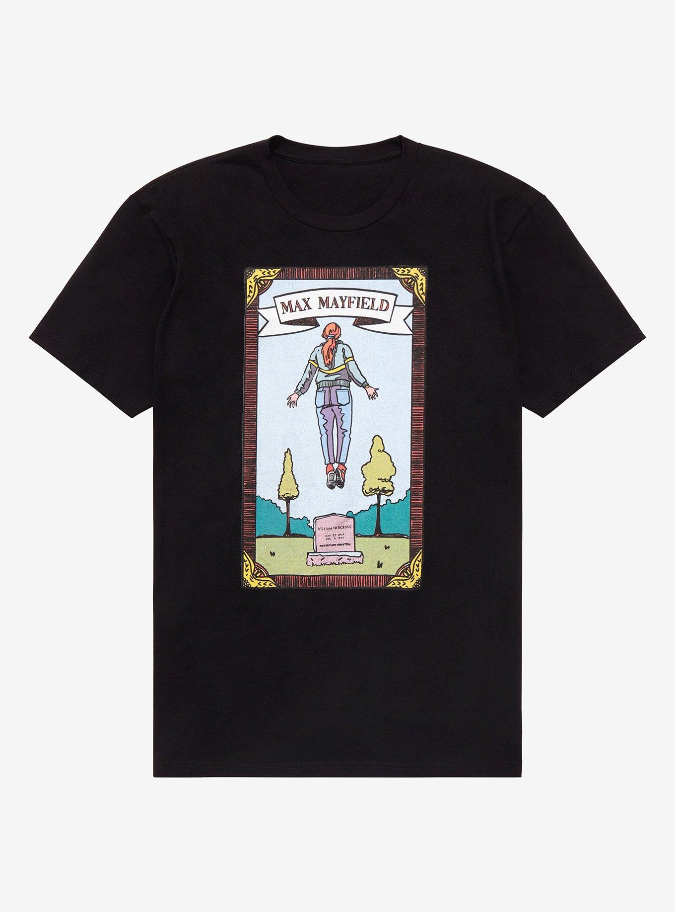 Stranger Things Max Mayfield Tarot Card Boyfriend Fit Girls T-Shirt, MULTI, hi-res