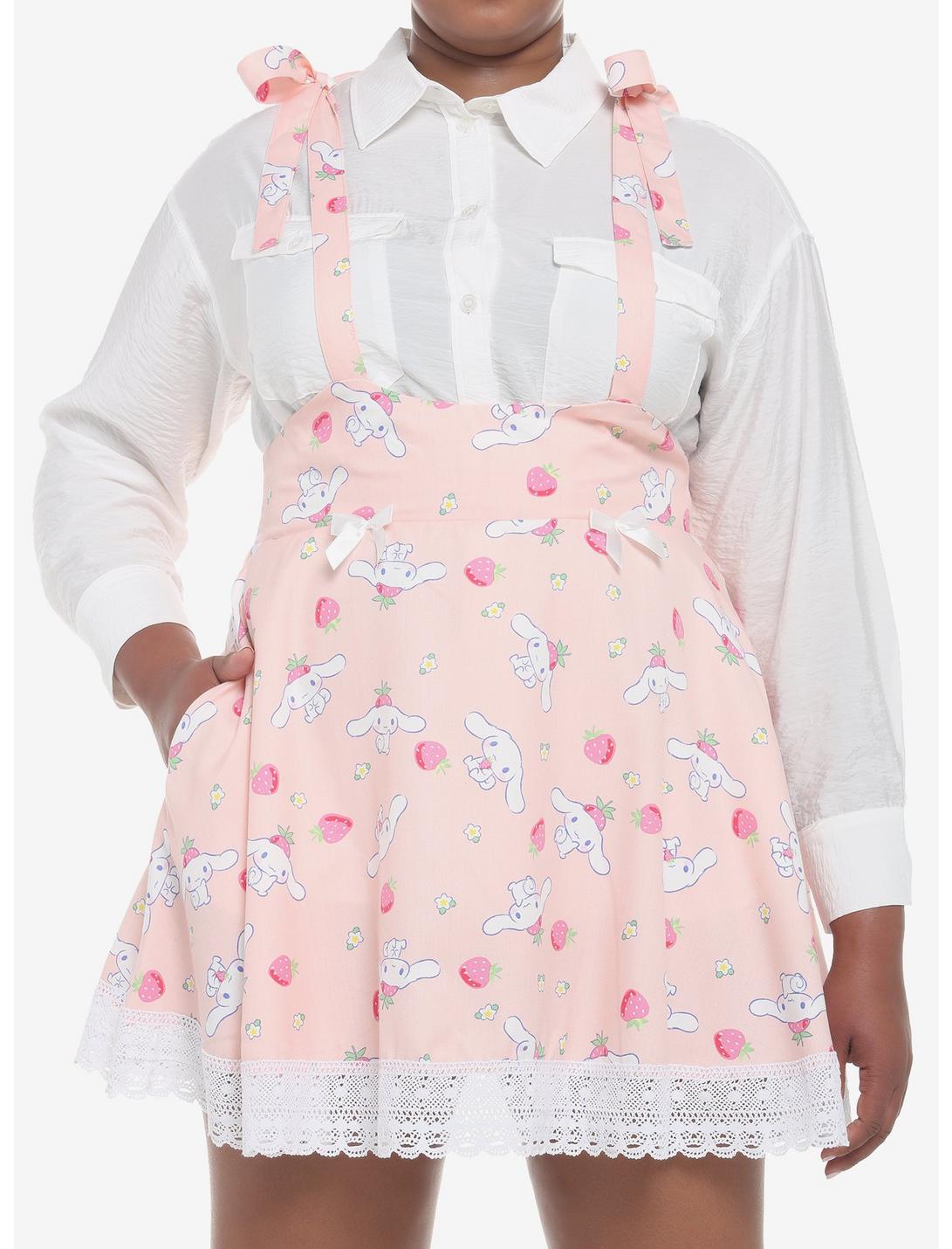 Cinnamoroll Strawberries Suspender Skirt Plus Size, MULTI, hi-res