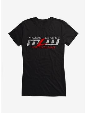 Major League Wrestling Grunge Logo Girls T-Shirt, , hi-res