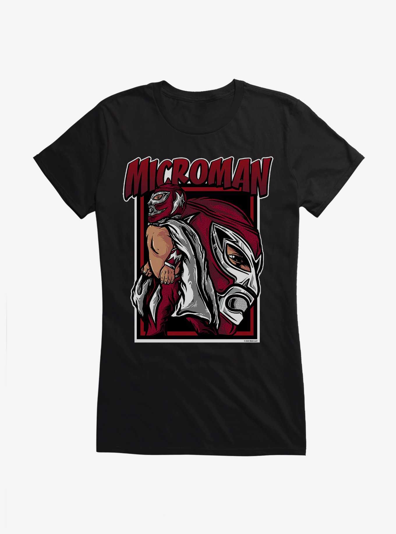 Major League Wrestling Microman Comic Girls T-Shirt, , hi-res