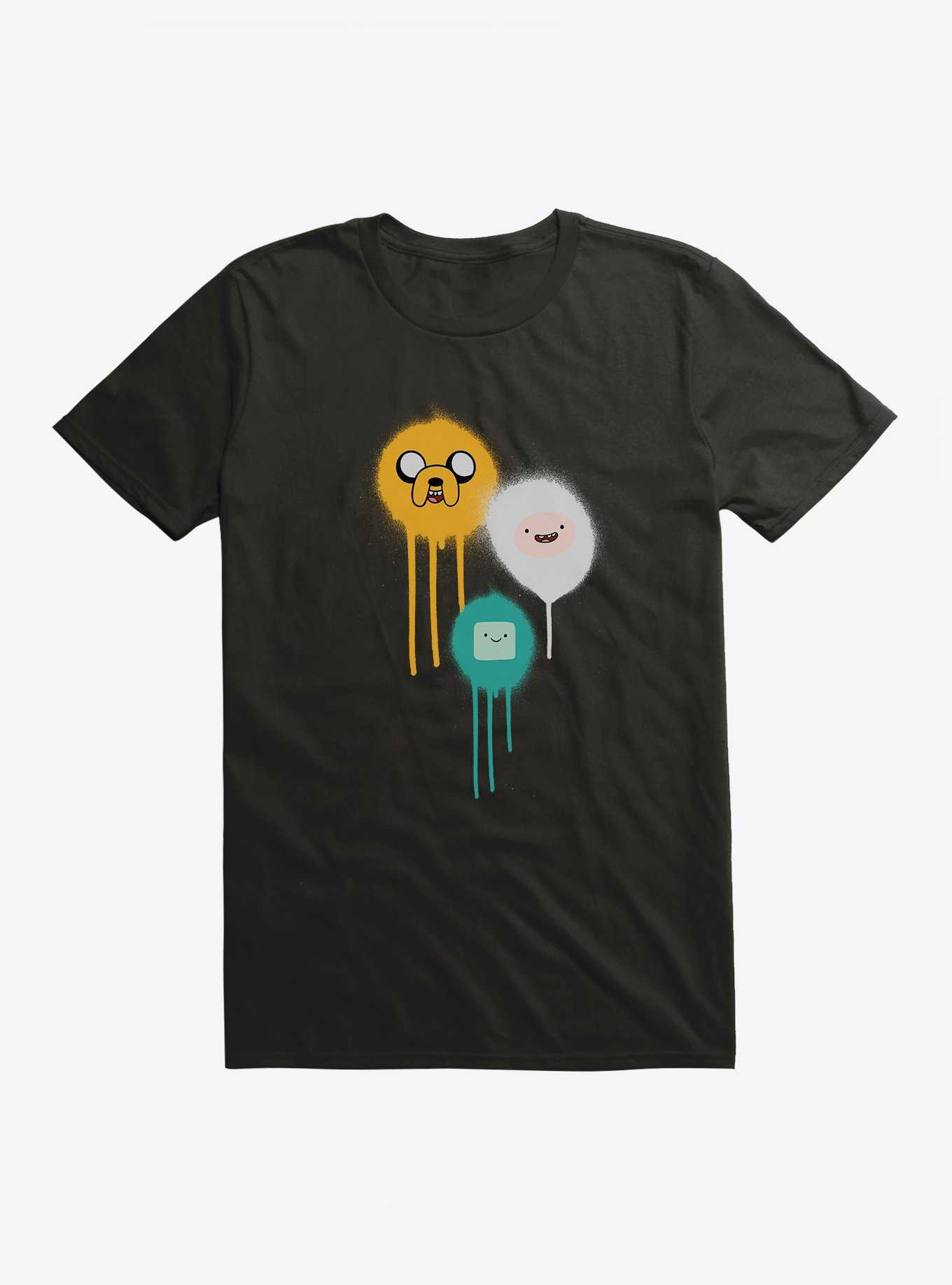 Adventure Time Spray Paint Characters T-Shirt , , hi-res