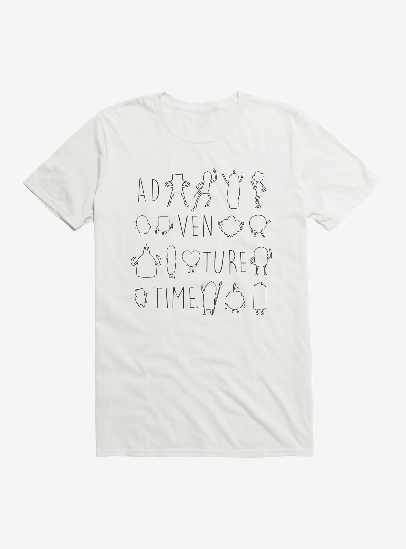 Adventure Time Character Silhouettes T-Shirt , , hi-res