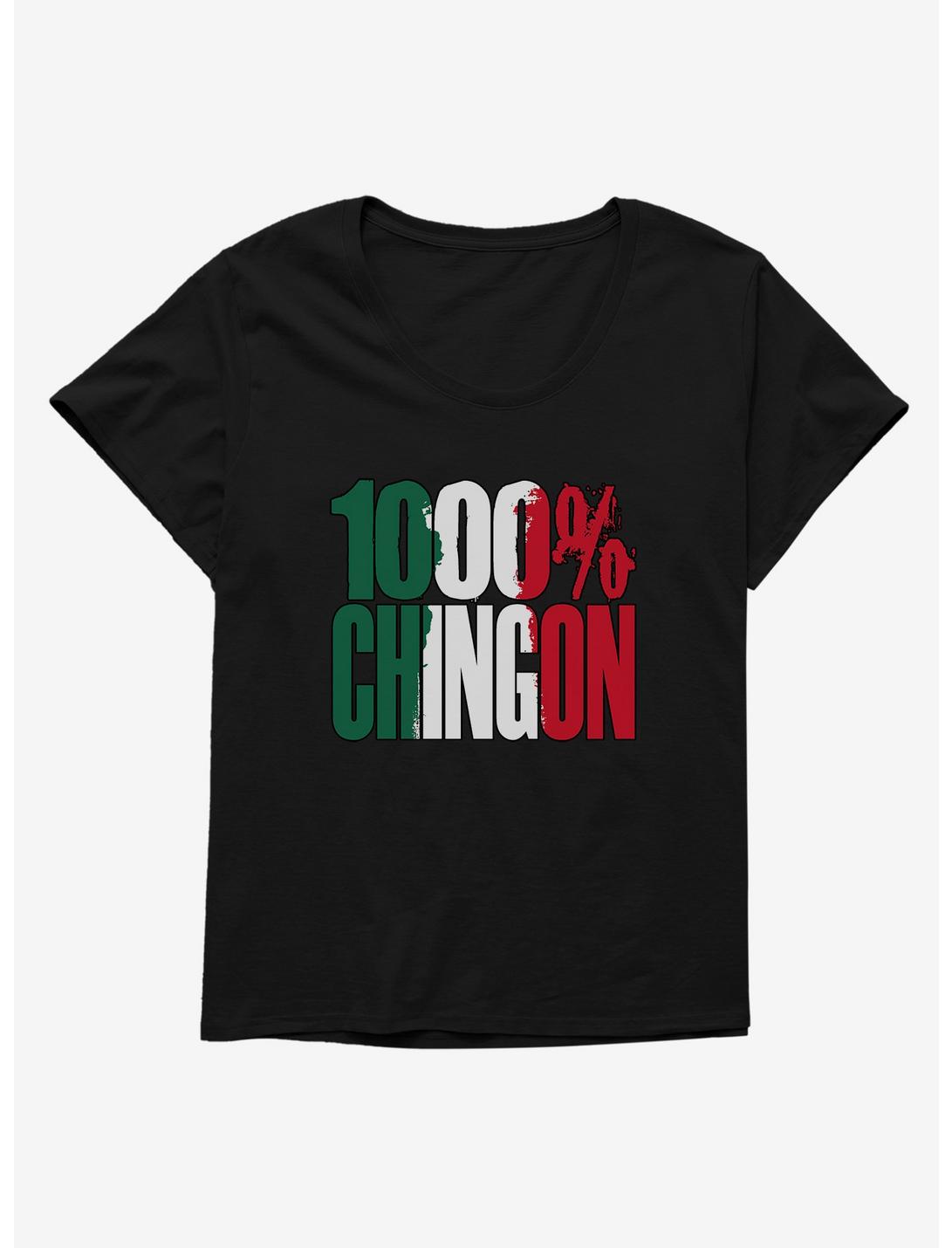 Major League Wrestling 1000% Chingon Womens T-Shirt Plus Size, BLACK, hi-res