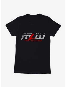 Major League Wrestling Grunge Logo Womens T-Shirt, , hi-res