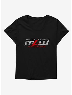 Major League Wrestling Grunge Logo Womens T-Shirt Plus Size, , hi-res