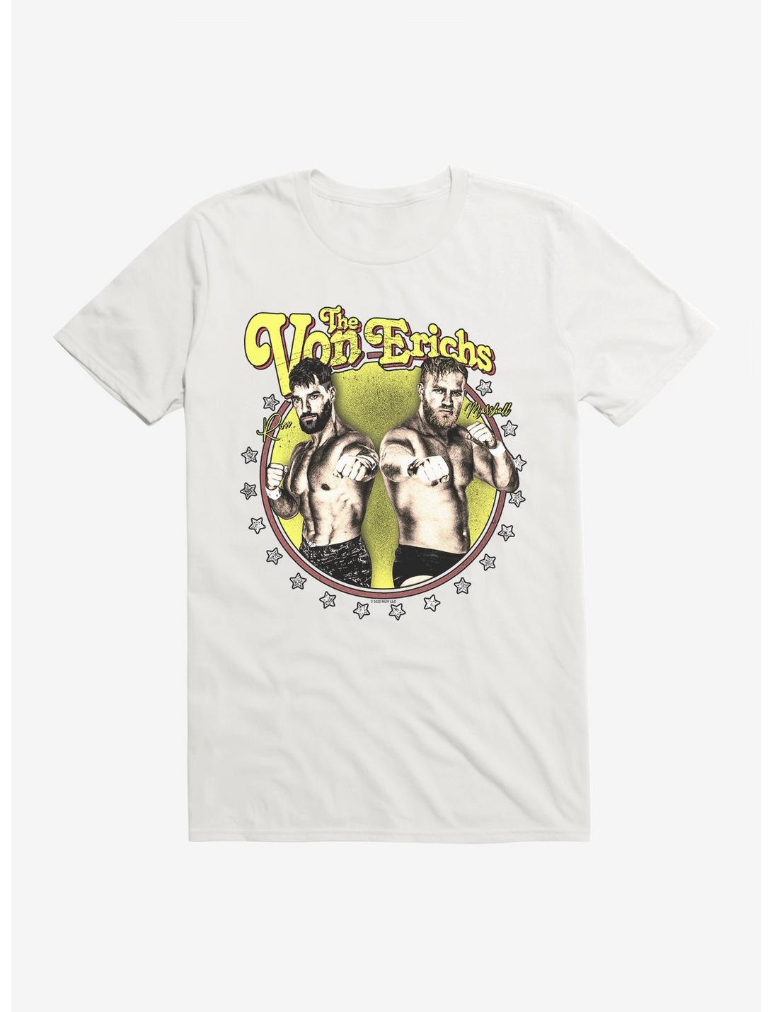 Major League Wrestling The Von Erichs Retro T-Shirt, WHITE, hi-res