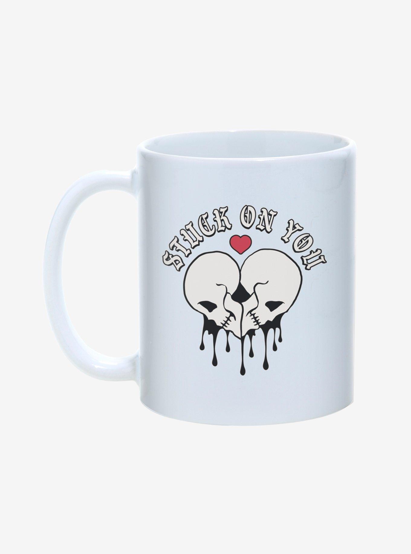 Stuck On You Skeleton Heart Mug 11oz, , hi-res