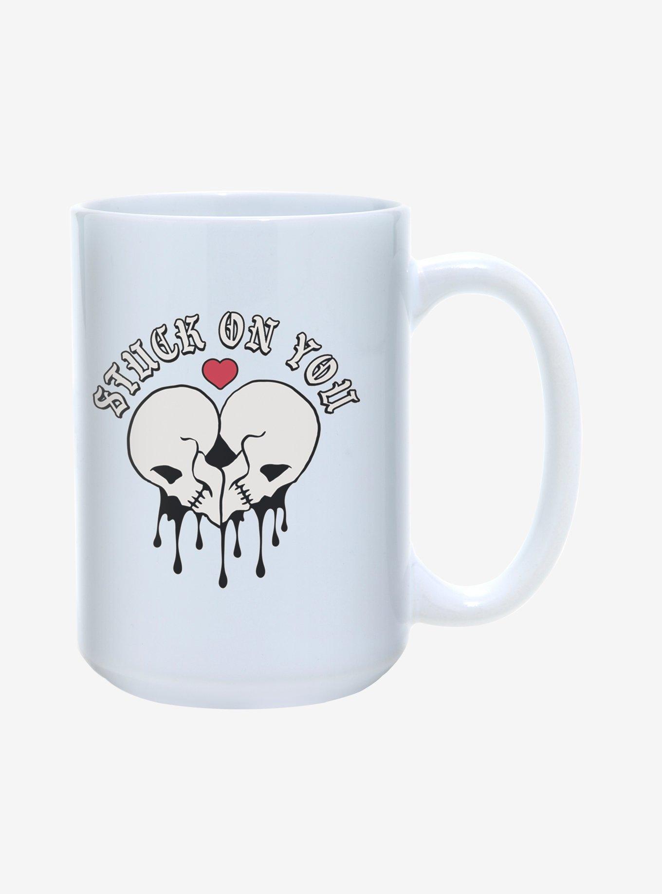 Stuck On You Skeleton Heart Mug 15oz, , hi-res