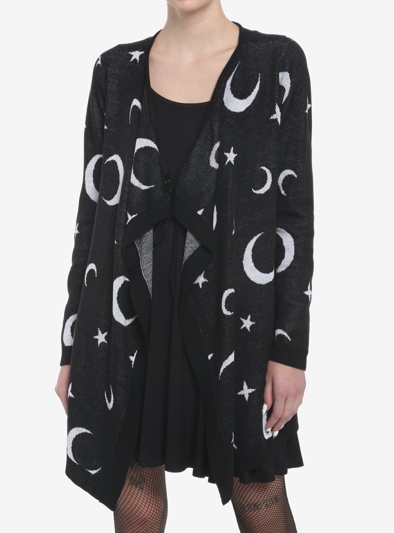 Moons & Stars Open Cardigan, MULTI, hi-res