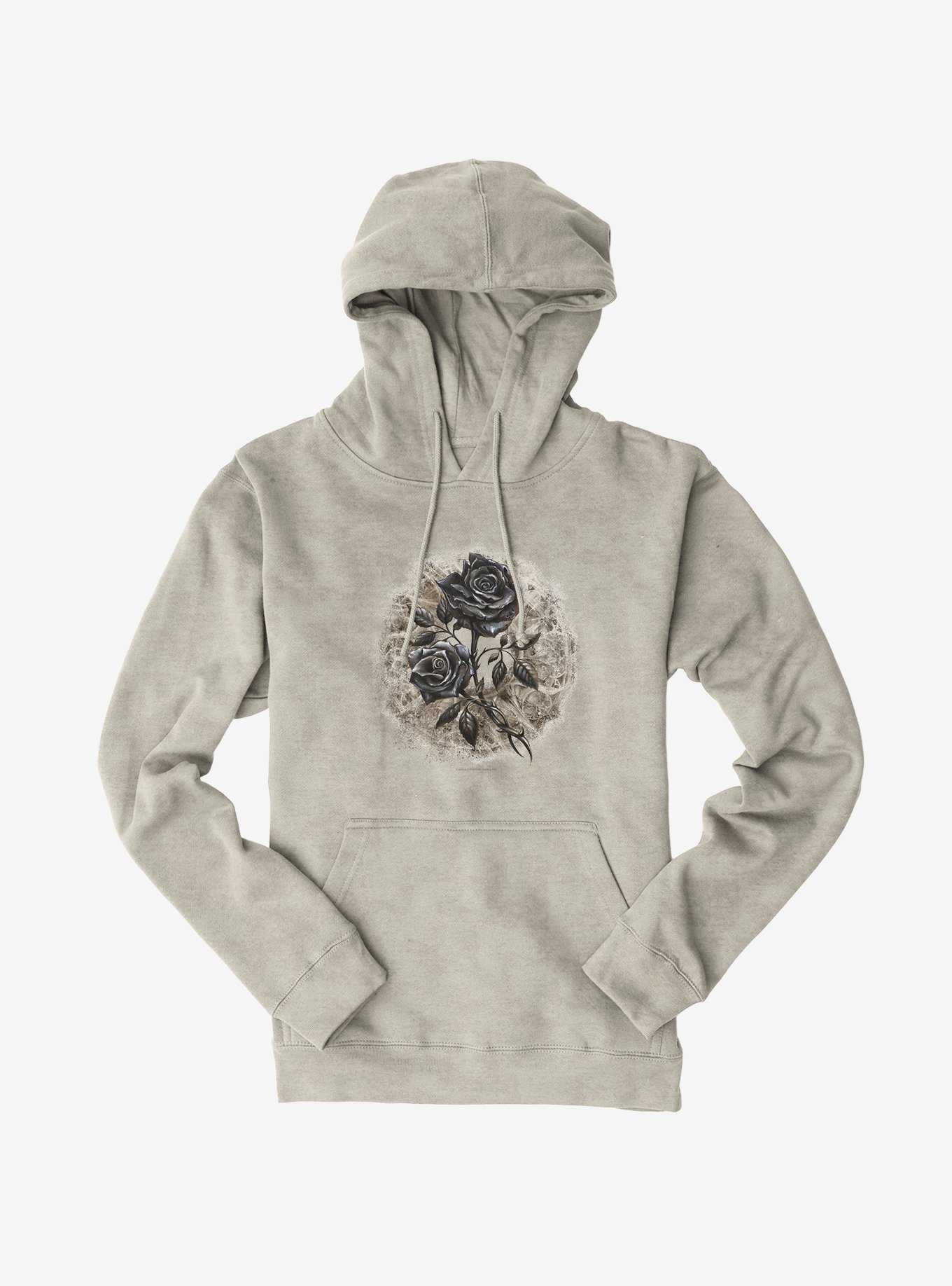 Alchemy England Black Roses Hoodie, , hi-res