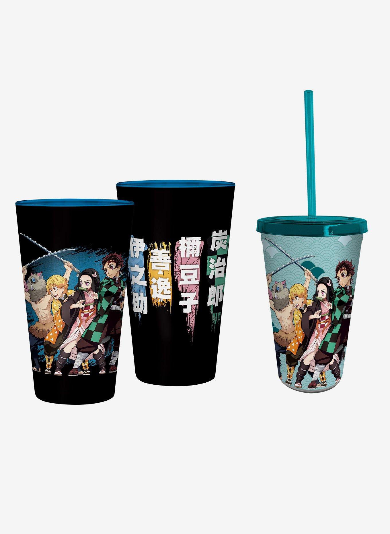 Demon Slayer: Kimetsu No Yaiba Slayers Tumbler And Glass Bundle, , hi-res