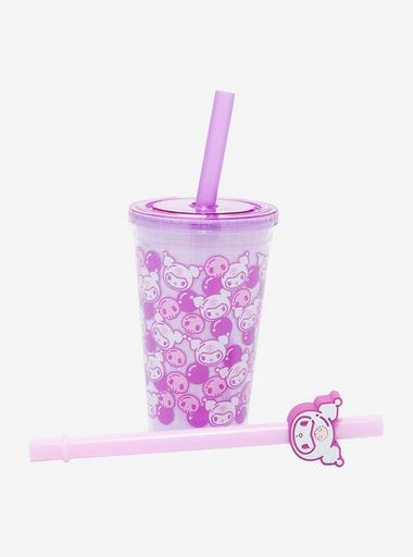 Spotted the cutest Hello Kitty tumbler with a straw topper at