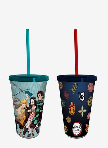 Kirby Tumbler Cup With Straw 