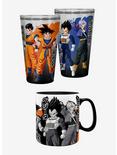 Dragon Ball Z Saiyans Glass And Mug Bundle, , hi-res