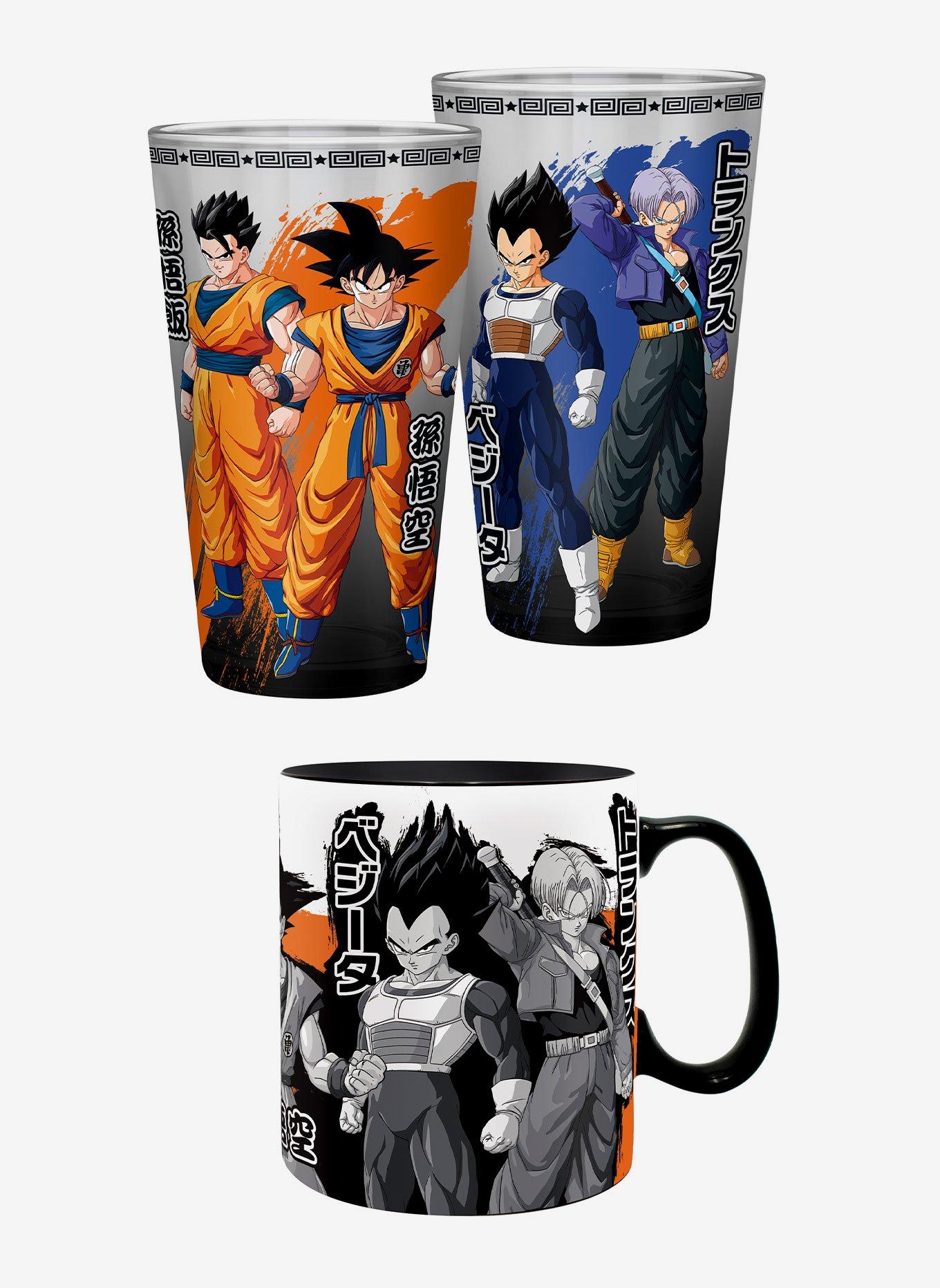 Dragon Ball Z Saiyans Glass And Mug Bundle, , hi-res