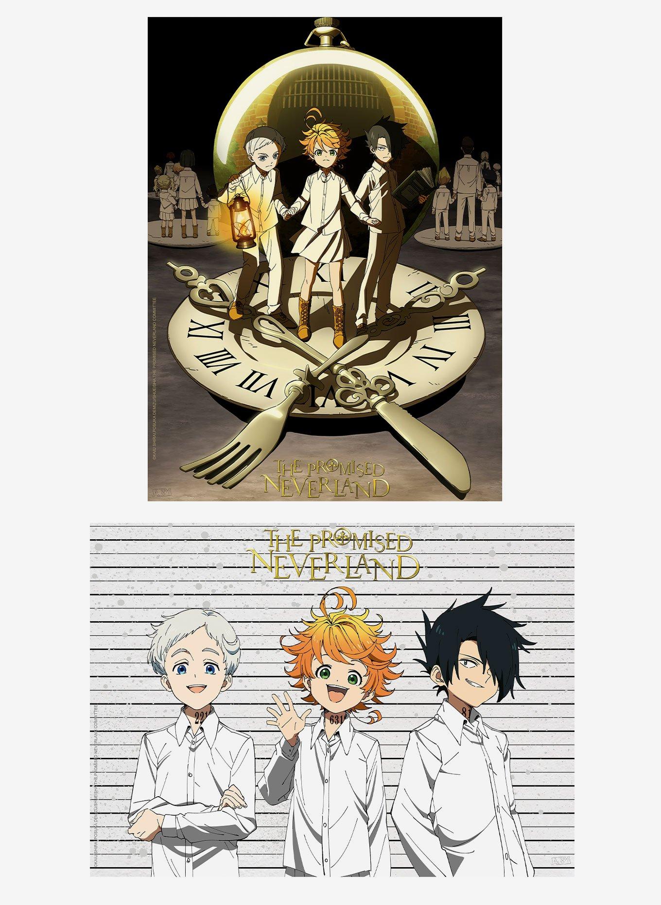 The Promised Neverland - Emma, Ray, and Norman Chibi Poster (15 x 20.5)