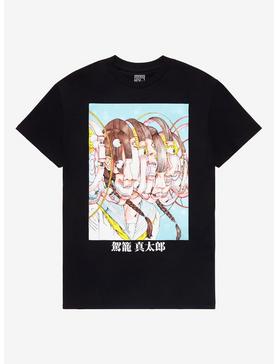 Shintaro Kago Girl Face Slices T-Shirt, , hi-res