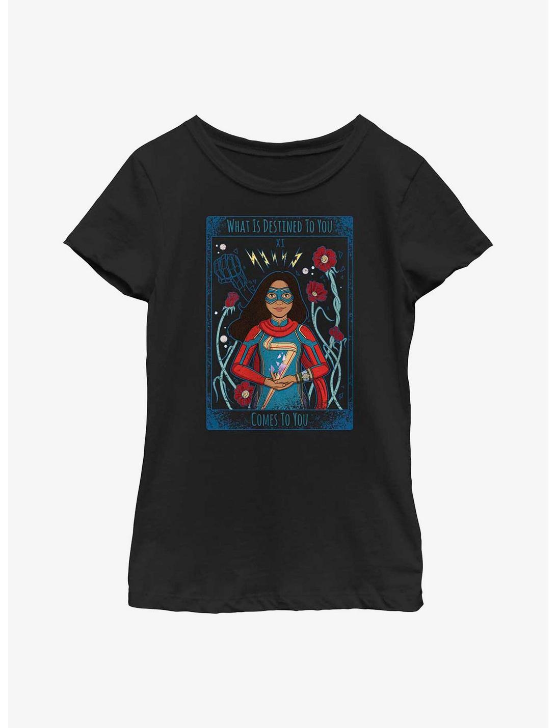Marvel Ms. Marvel Destined Youth Girls T-Shirt, BLACK, hi-res