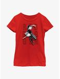 Marvel Ms. Marvel Red Dagger Youth Girls T-Shirt, RED, hi-res