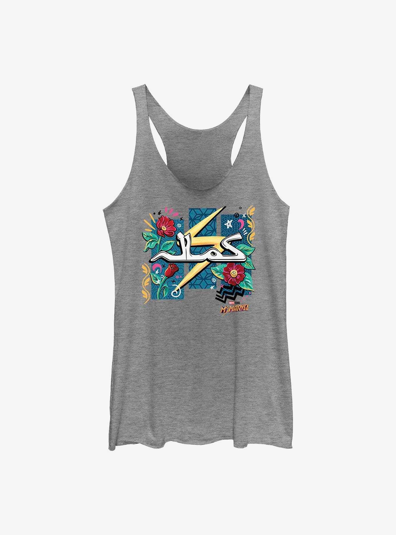 Marvel Ms. Marvel Flowers and Bolt Tank Top, , hi-res