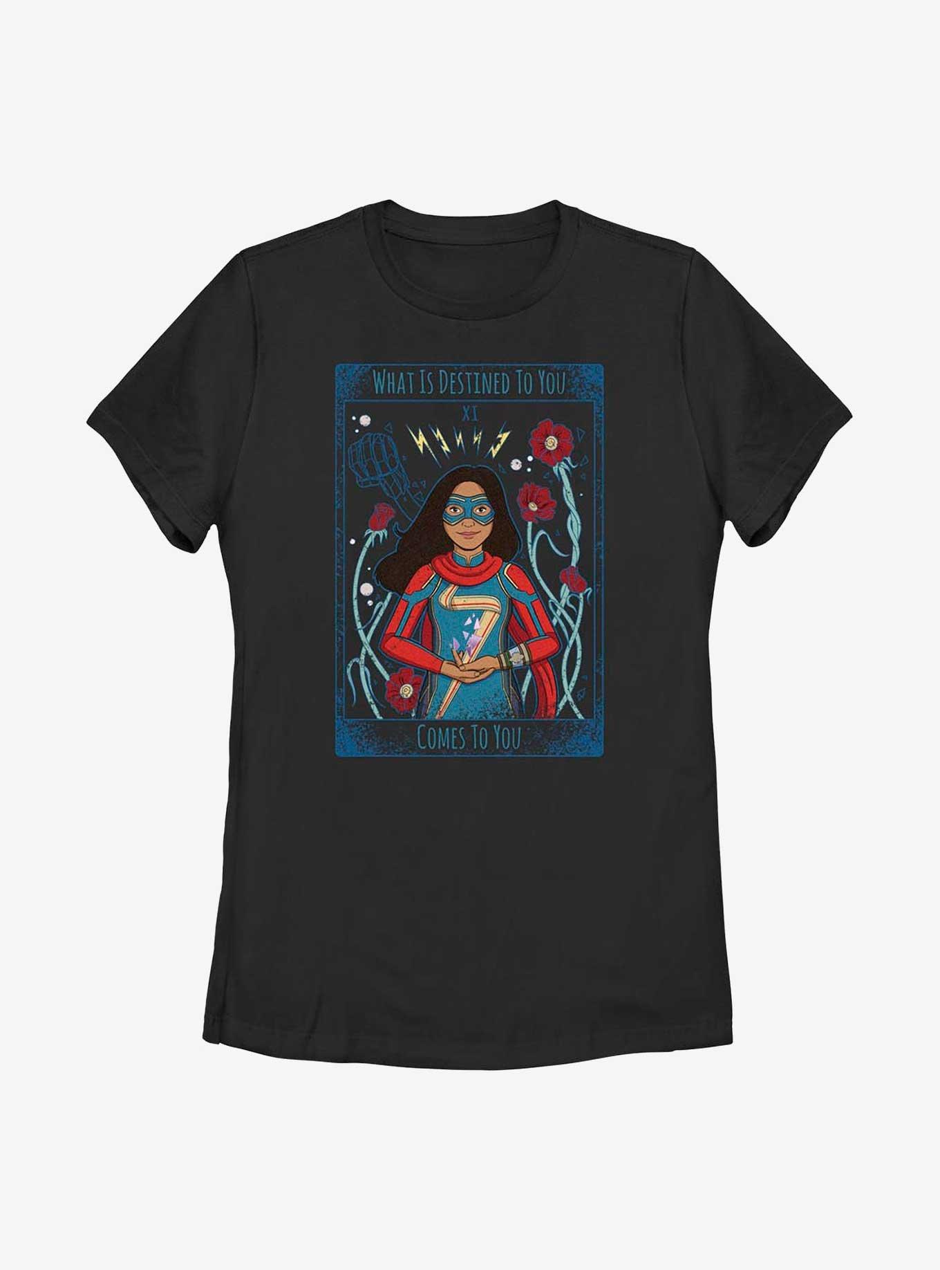 Marvel Ms. Marvel Destined Womens T-Shirt, BLACK, hi-res