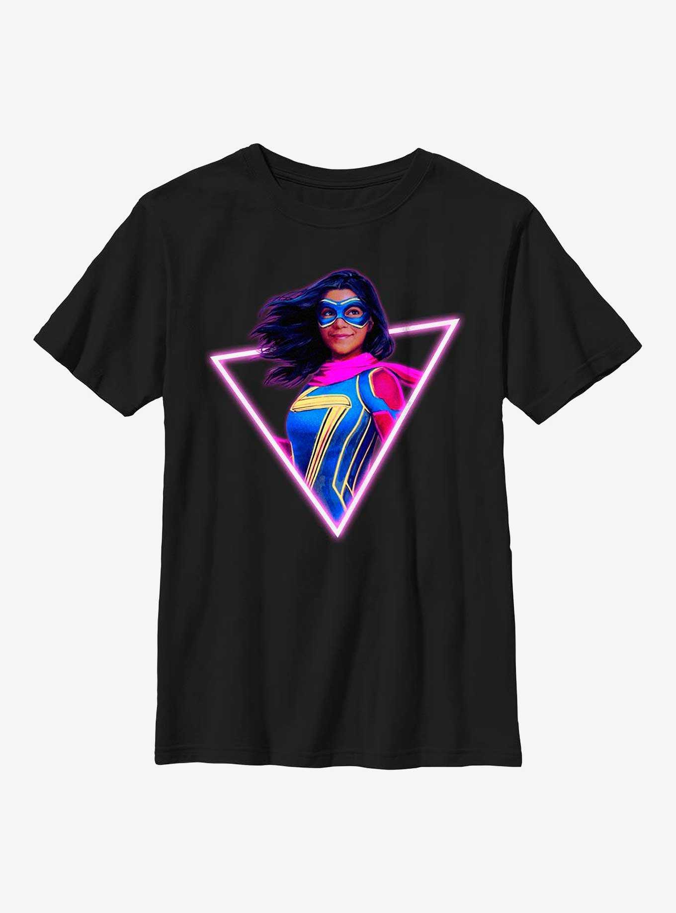 Marvel Ms. Marvel Neon Marvel Youth T-Shirt, , hi-res