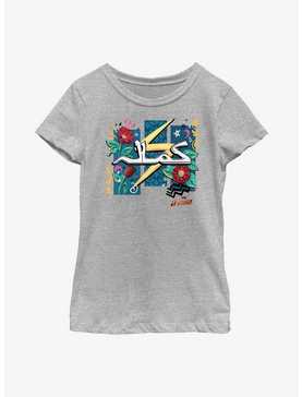 Marvel Ms. Marvel Flowers and Bolt Youth Girls T-Shirt, , hi-res