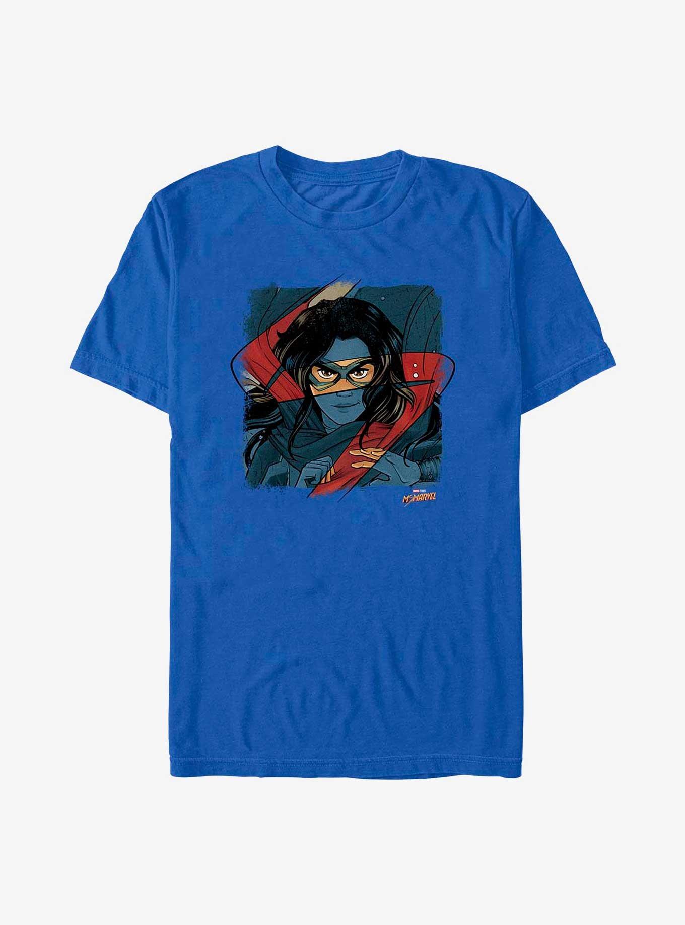 Marvel Ms. Marvel Portrait T-Shirt, ROYAL, hi-res