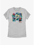 Marvel Ms. Marvel Flowers and Bolt Womens T-Shirt, ATH HTR, hi-res
