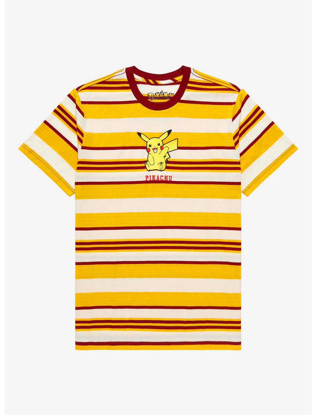 Pokémon Pikachu Striped T-Shirt - BoxLunch Exclusive, MULTI, hi-res