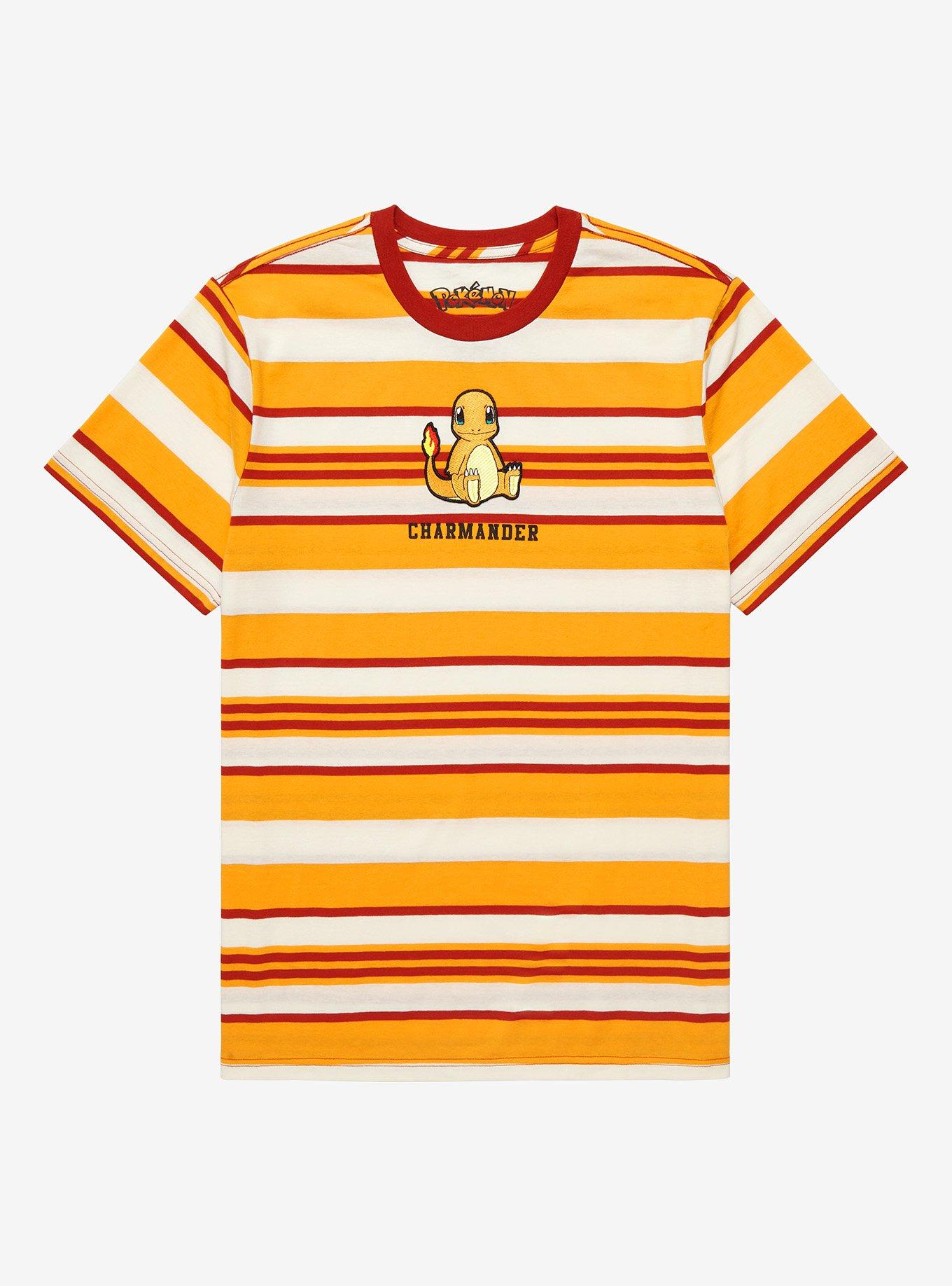 Charmander Striped T-Shirt - | BoxLunch