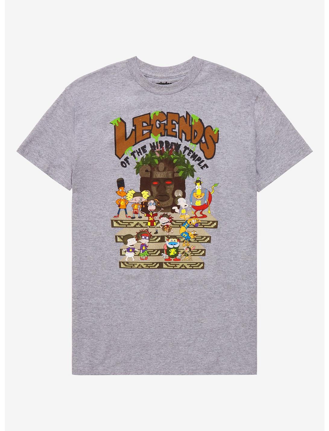 Nickelodeon Legends of the Hidden Temple T-Shirt - BoxLunch Exclusive, GREY, hi-res