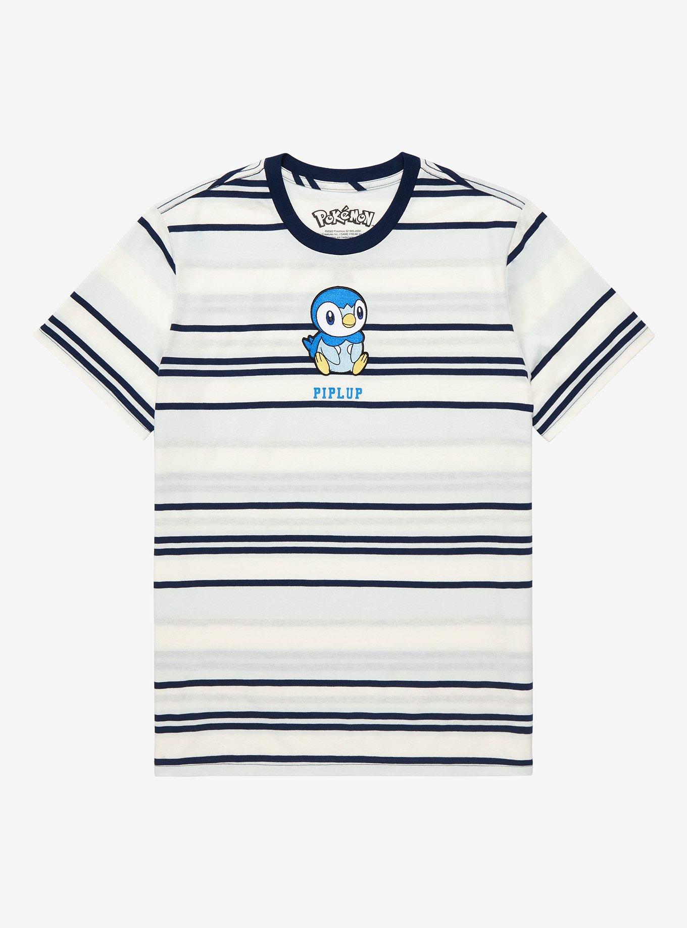 Pok&eacute;mon Piplup Striped T-Shirt - BoxLunch Exclusive, MULTI, hi-res