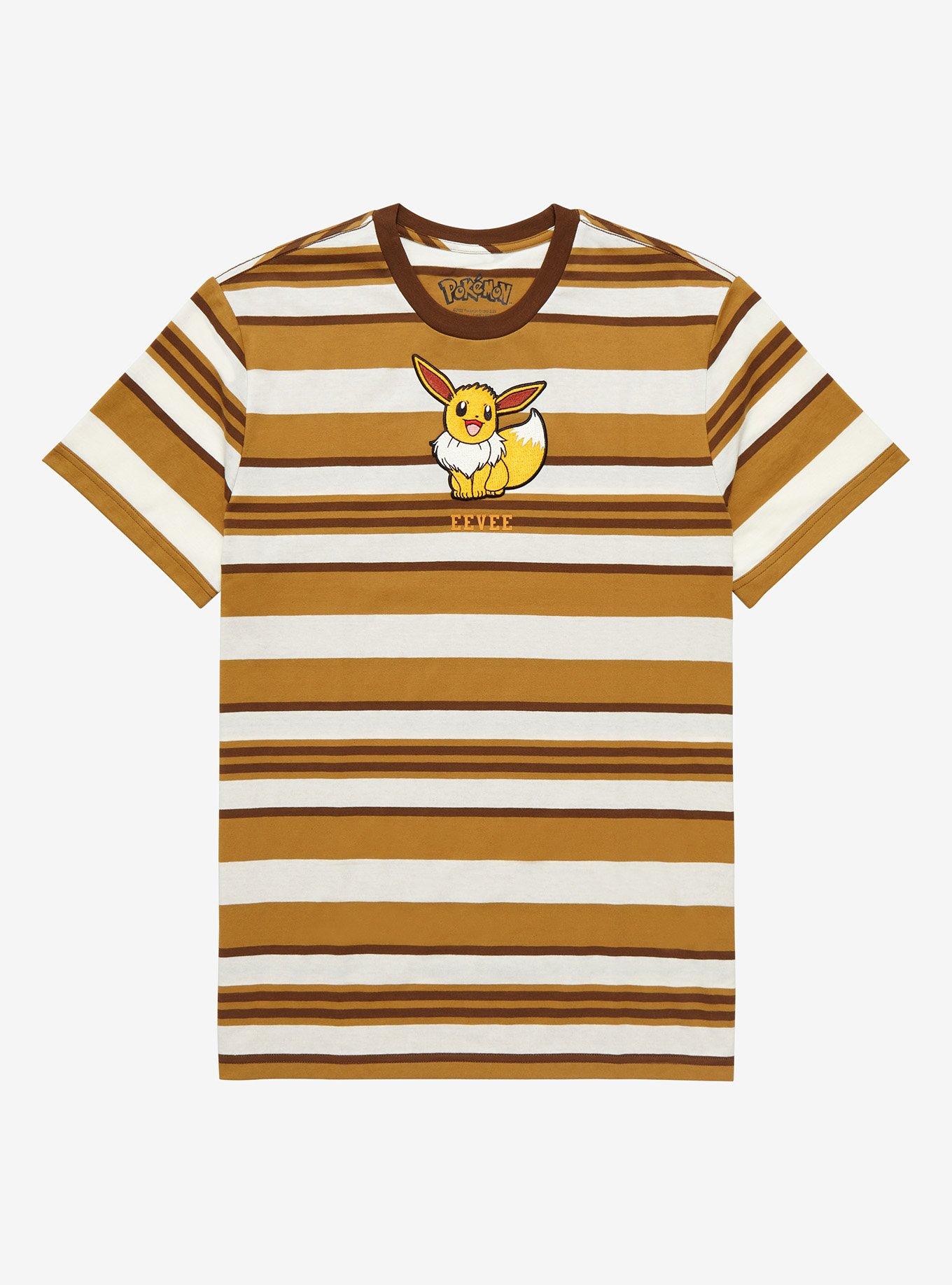 Pok&eacute;mon Eevee Striped T-Shirt - BoxLunch Exclusive, MULTI, hi-res