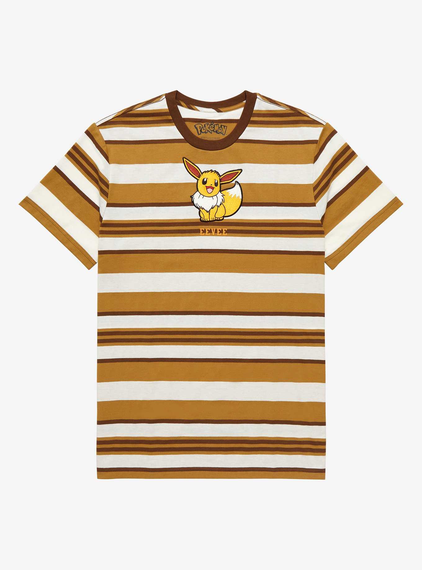 Pokémon Eevee Striped T-Shirt - BoxLunch Exclusive, , hi-res