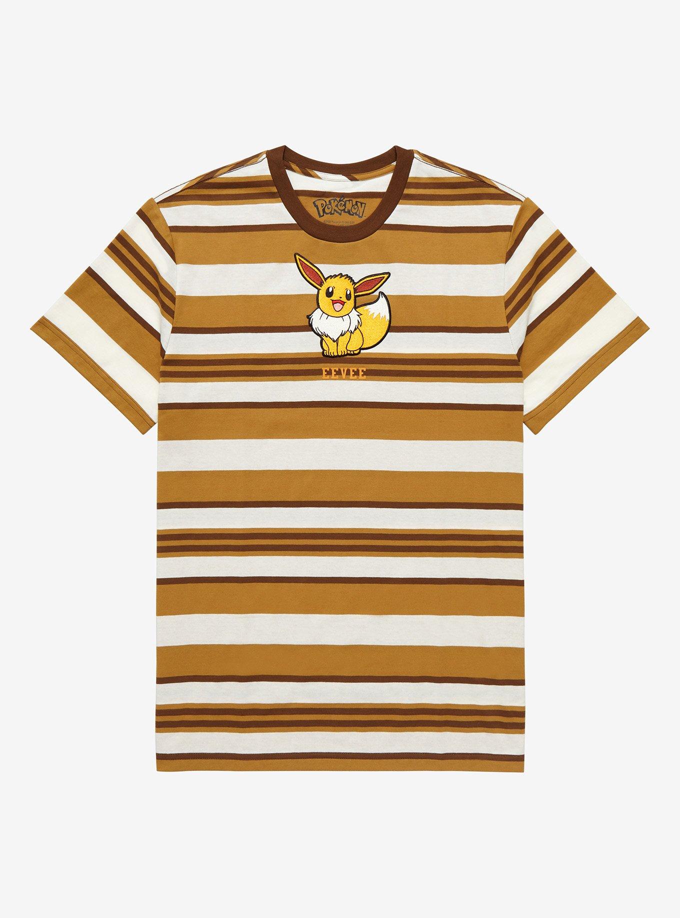 Pokémon Eevee Striped T-Shirt - BoxLunch Exclusive, , hi-res