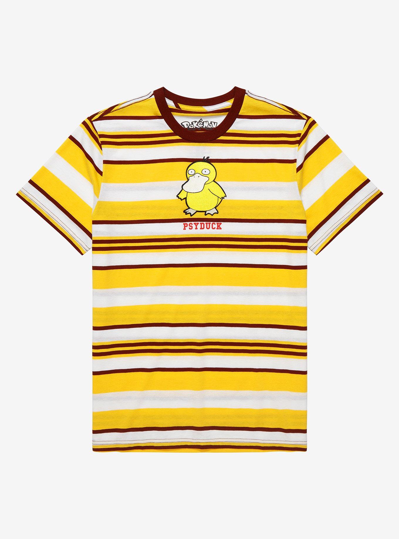 Pokémon Psyduck Striped T-Shirt - BoxLunch Exclusive, MULTI, hi-res