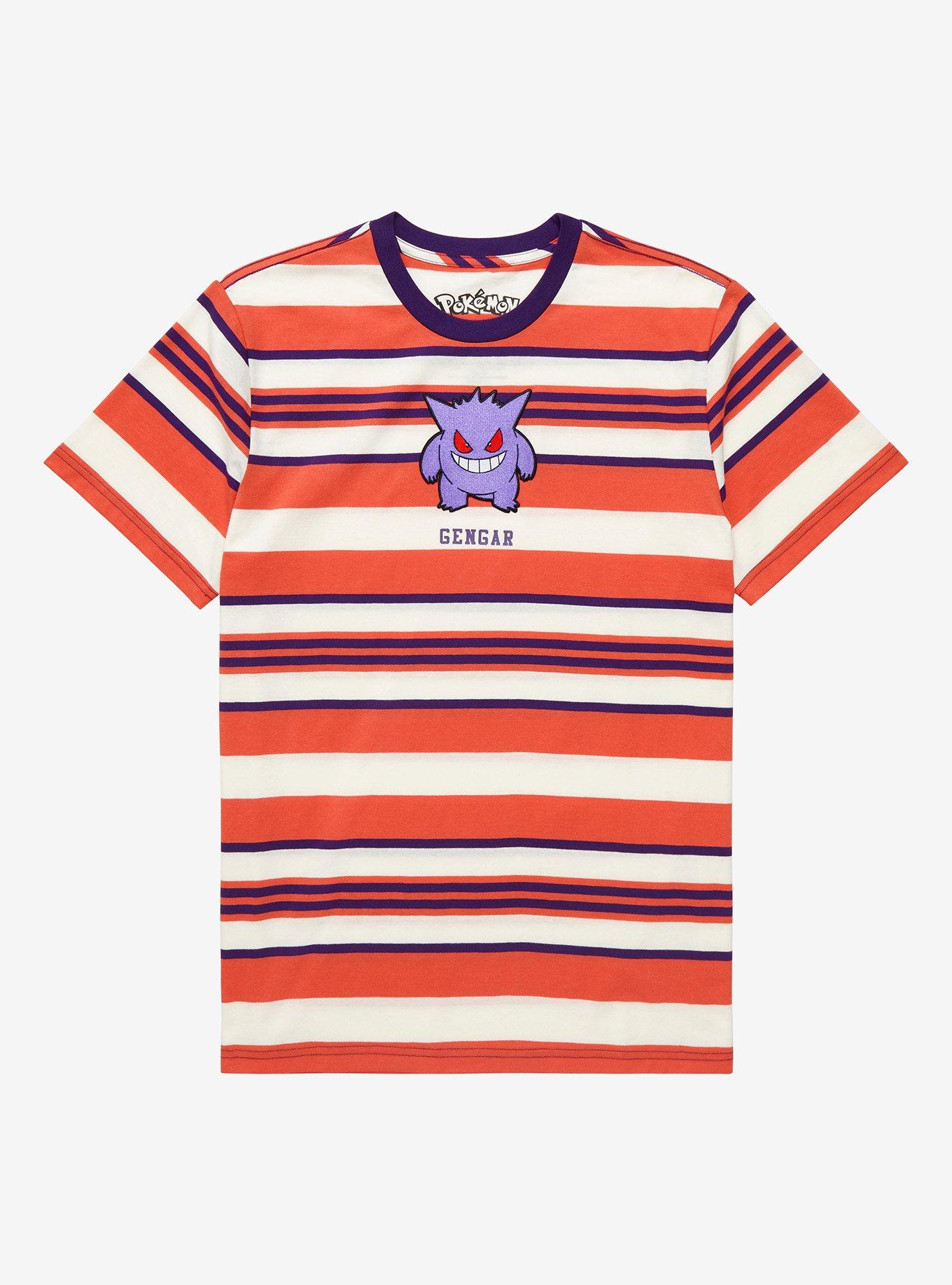 Pokémon Gengar Striped T-Shirt - BoxLunch Exclusive, MULTI, hi-res