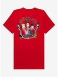 Disney Hocus Pocus Sanderson Sisters Sketch Portrait T-Shirt - BoxLunch Exclusive , DARK RED, hi-res