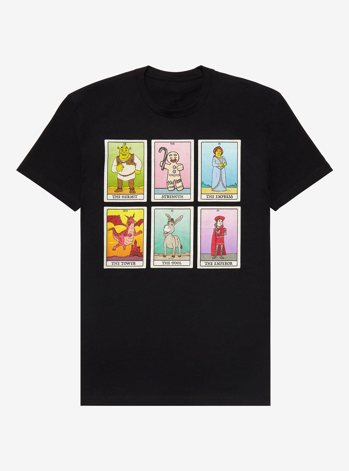 Shrek Characters Tarot Cards T-Shirt - BoxLunch Exclusive, , hi-res