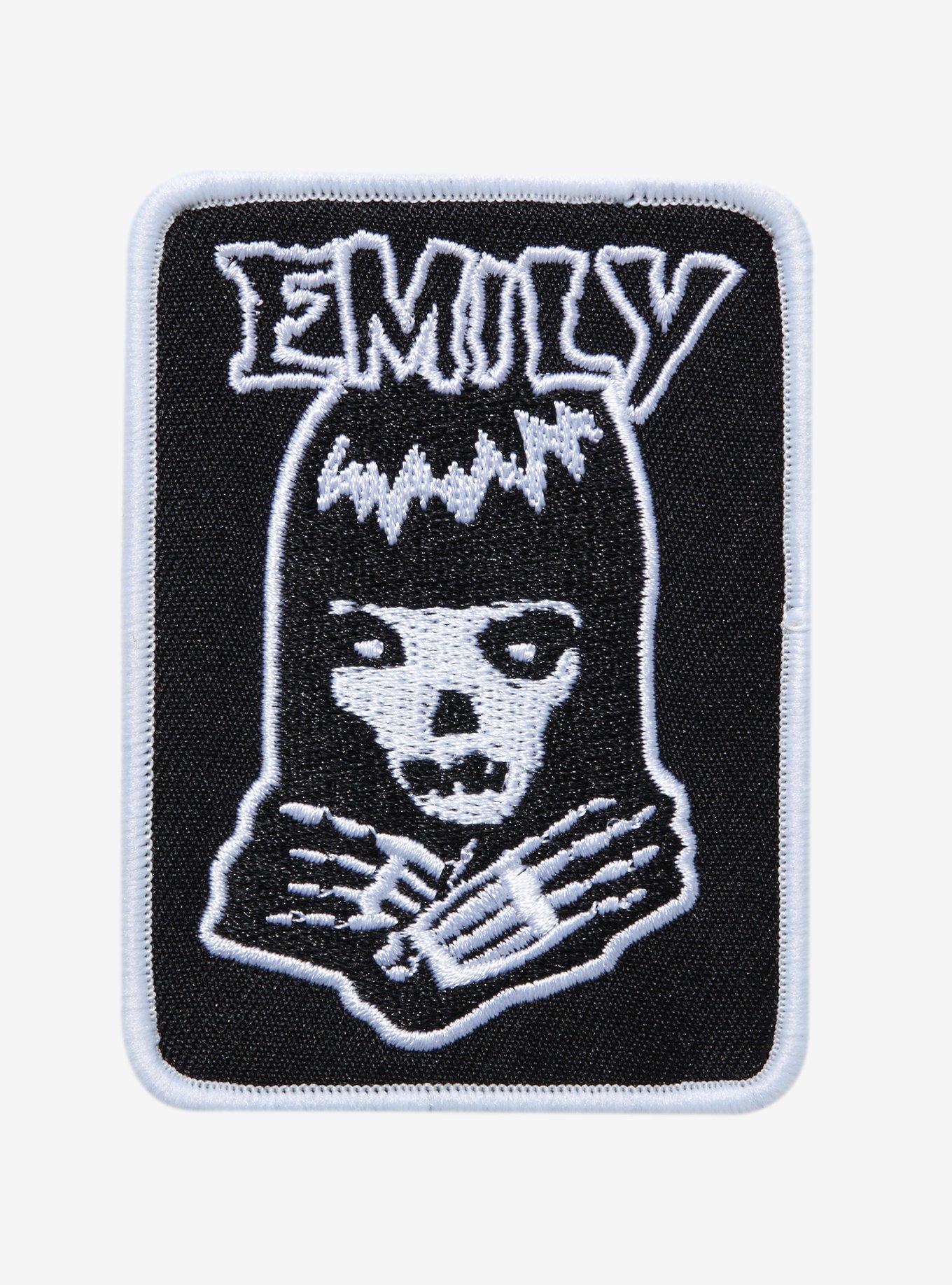 Emily The Strange Skeleton Patch, , hi-res