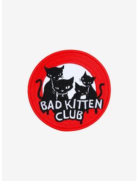 Emily The Strange Bad Kitten Club Patch, , hi-res