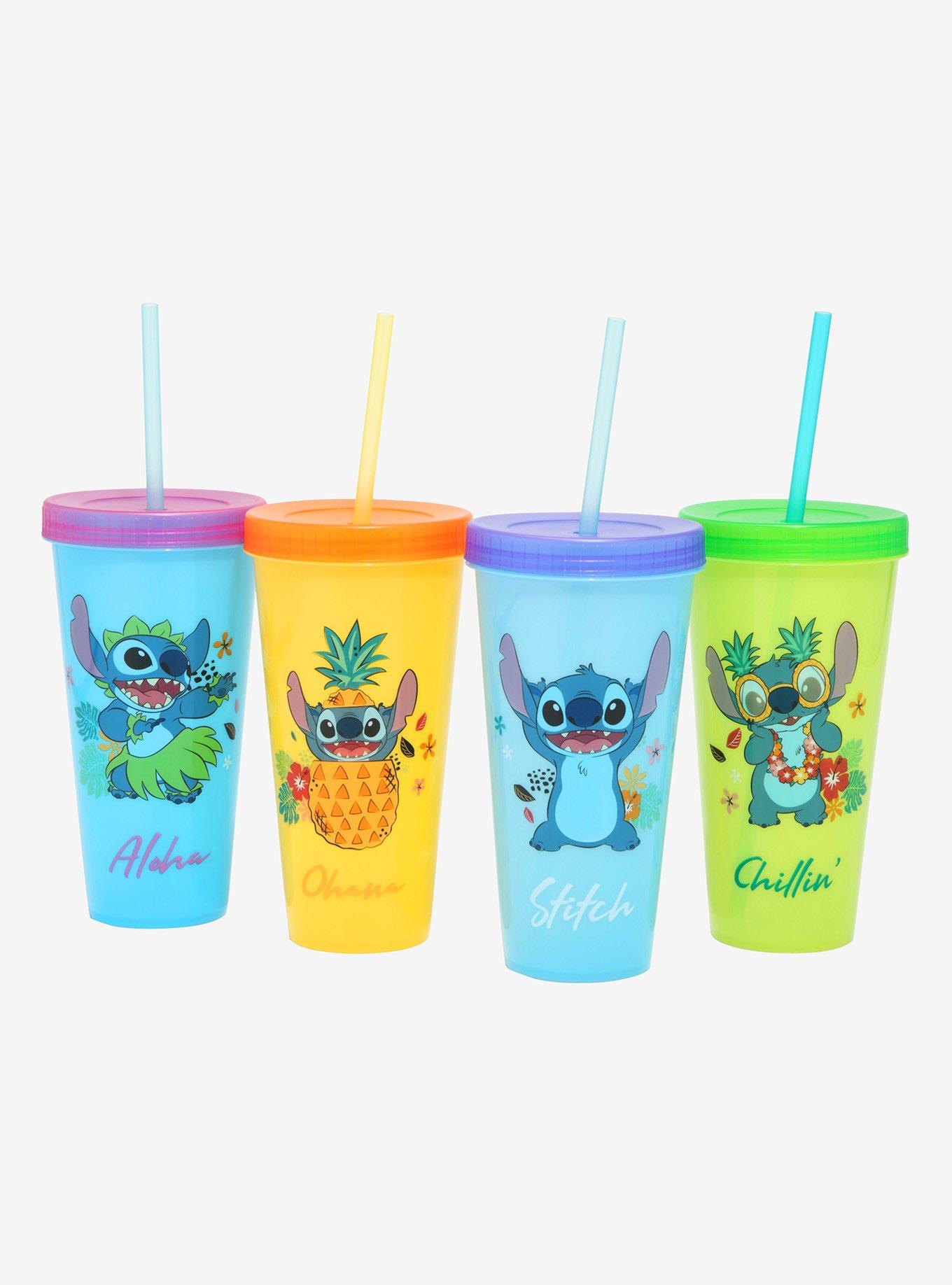 Lilo & Stitch Color Change Plastic Tumblers Set