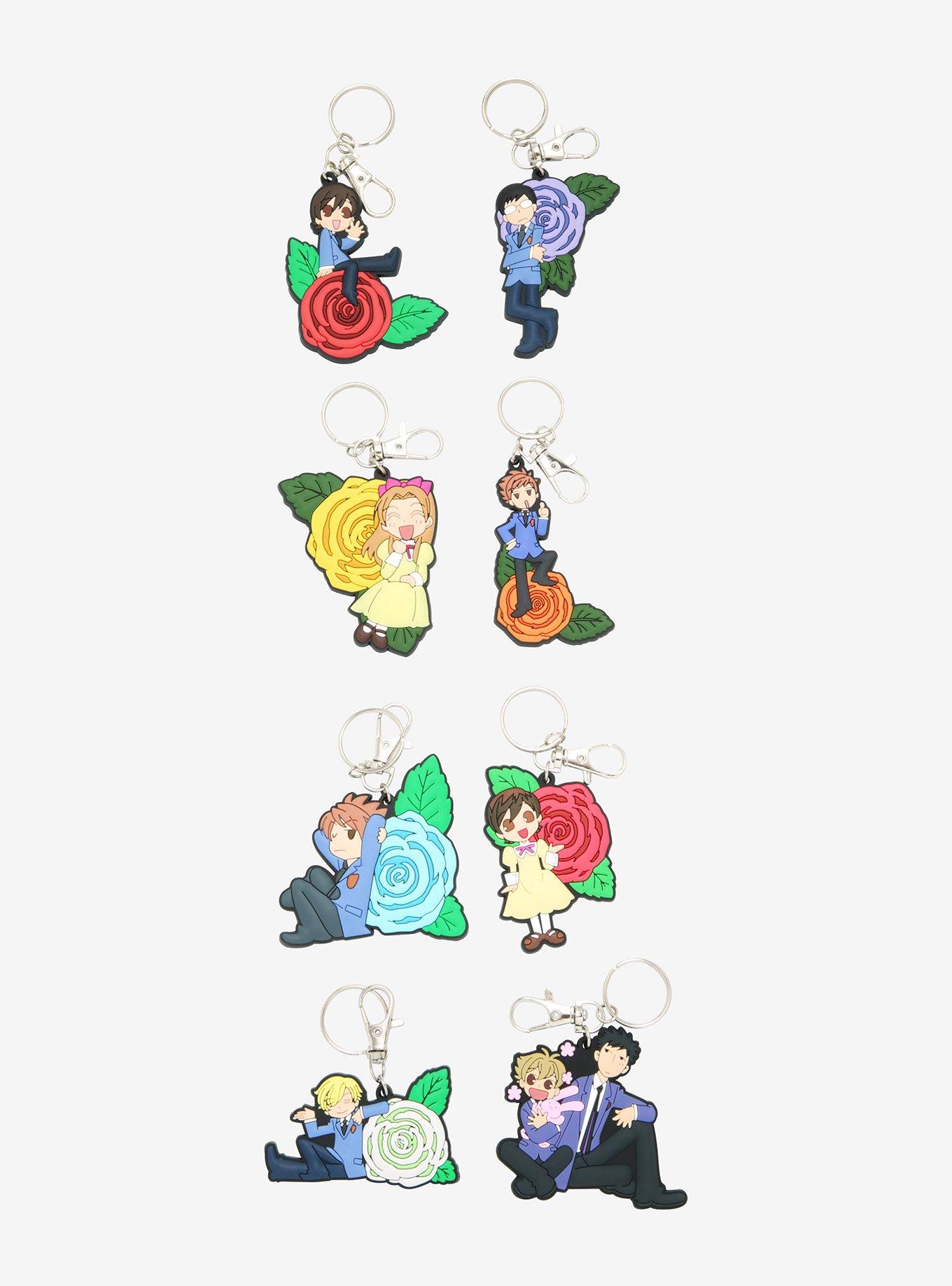Ouran High School Host Club Character Rose Blind Box Key Chain, , hi-res