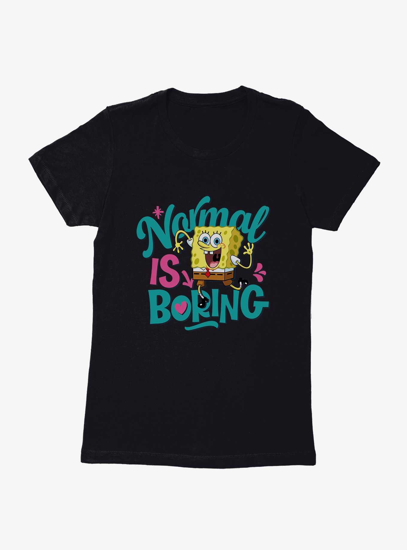 SpongeBob SquarePants Normal Is Boring Womens T-Shirt, , hi-res