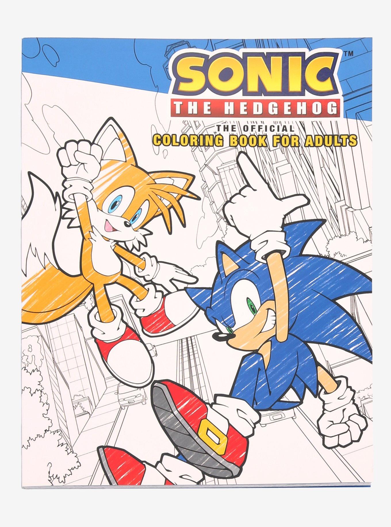 Sonic The Hedgehog The Official Coloring Book For Adults, , hi-res