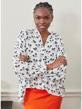 Her Universe Disney Mickey Mouse Long-Sleeve Button-Up, OFF WHITE, hi-res