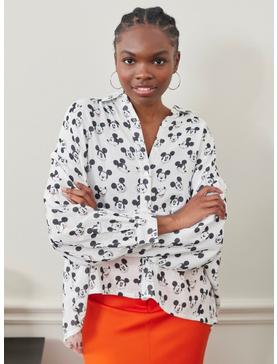 Her Universe Disney Mickey Mouse Long-Sleeve Button-Up, , hi-res