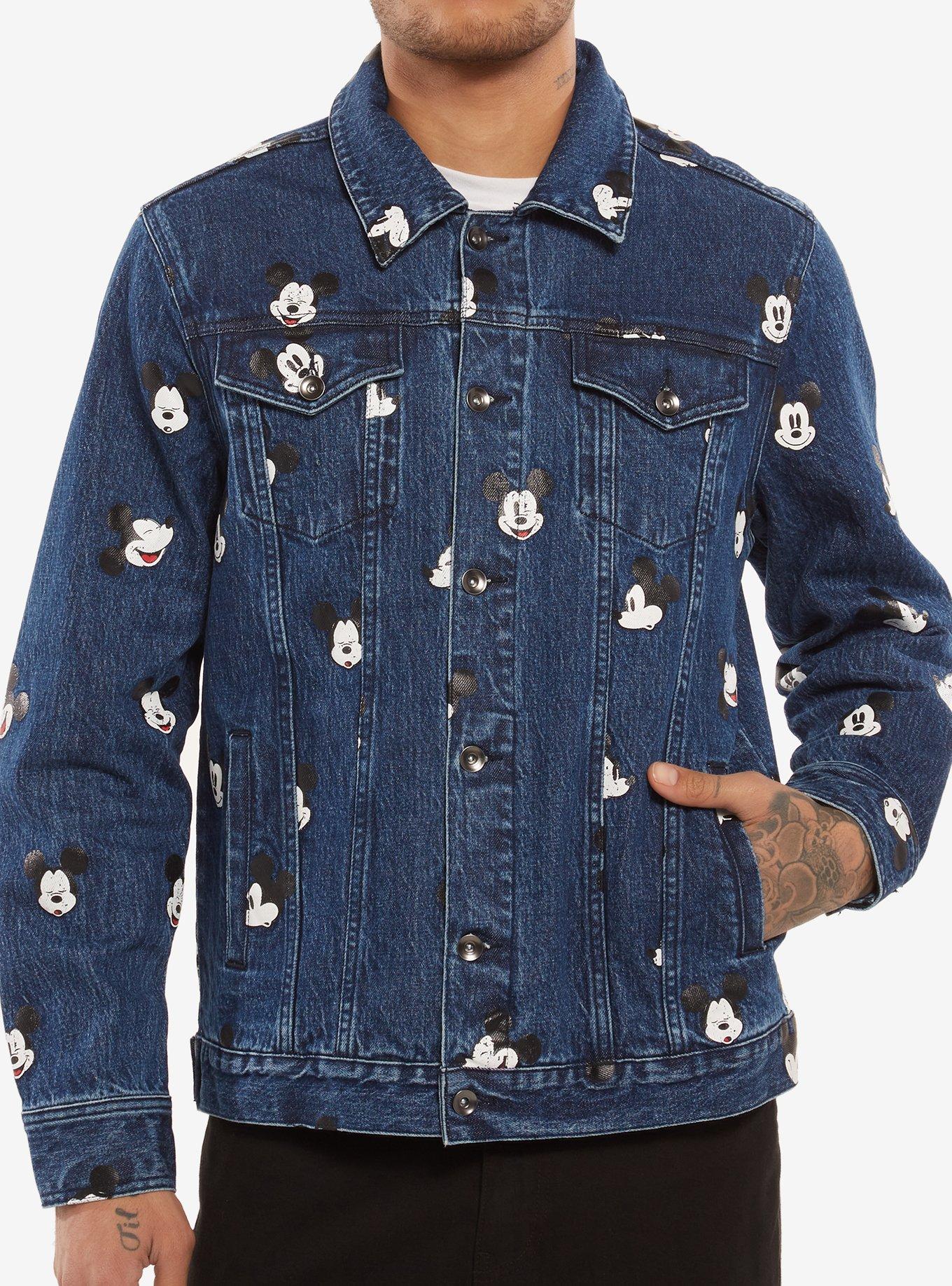 Mickey mouse outlet denim jacket